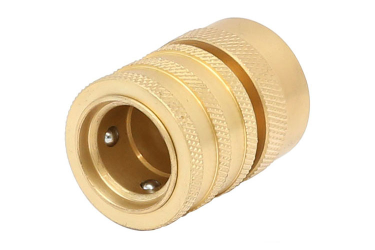 3 / 4aFemale месинг Quick Hose Connector with water stop