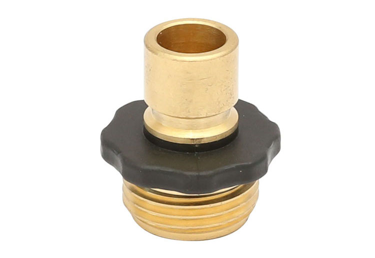 месинг Male Garden Hose Quick Connect Fitting with Rubber