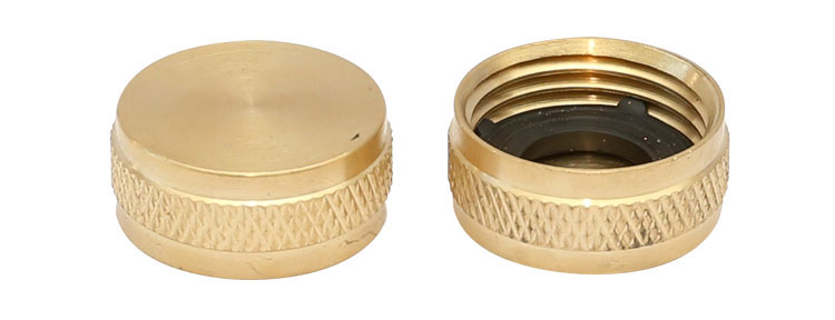 3/4 in. месинг Threaded Female garden Hose End Caps